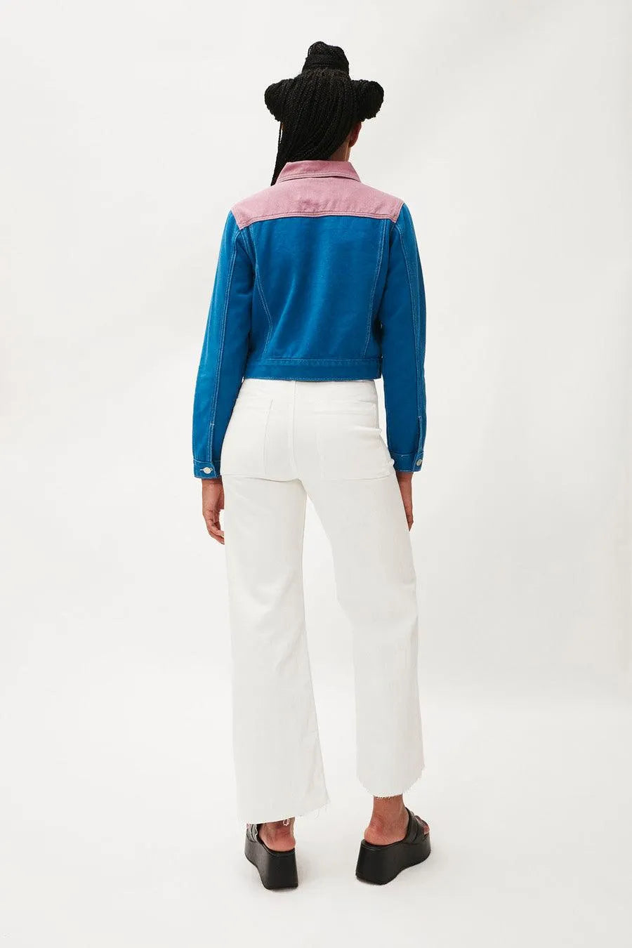 Chaqueta Vaquera Multicolor - ECRU