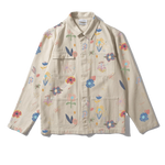 Chaqueta Worker Print - ECRU