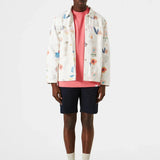 Chaqueta Worker Print - ECRU