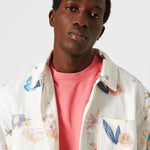 Chaqueta Worker Print - ECRU