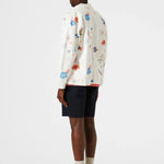 Chaqueta Worker Print - ECRU