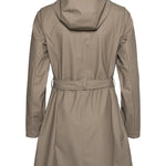 Chubasquero Curve de mujer con corte femenino Taupe - ECRU