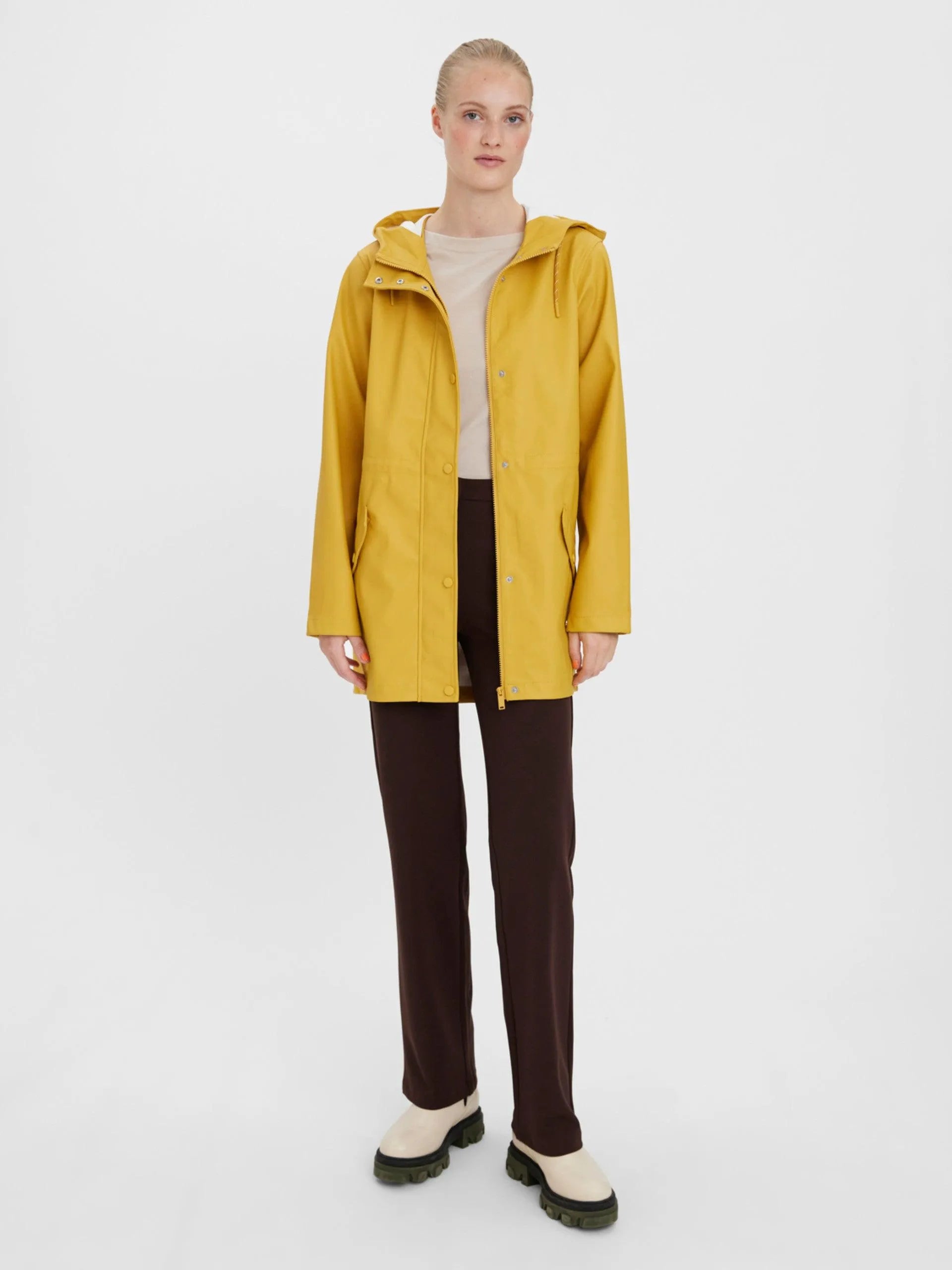 Chubasquero Malou Amber Goldz - ECRU