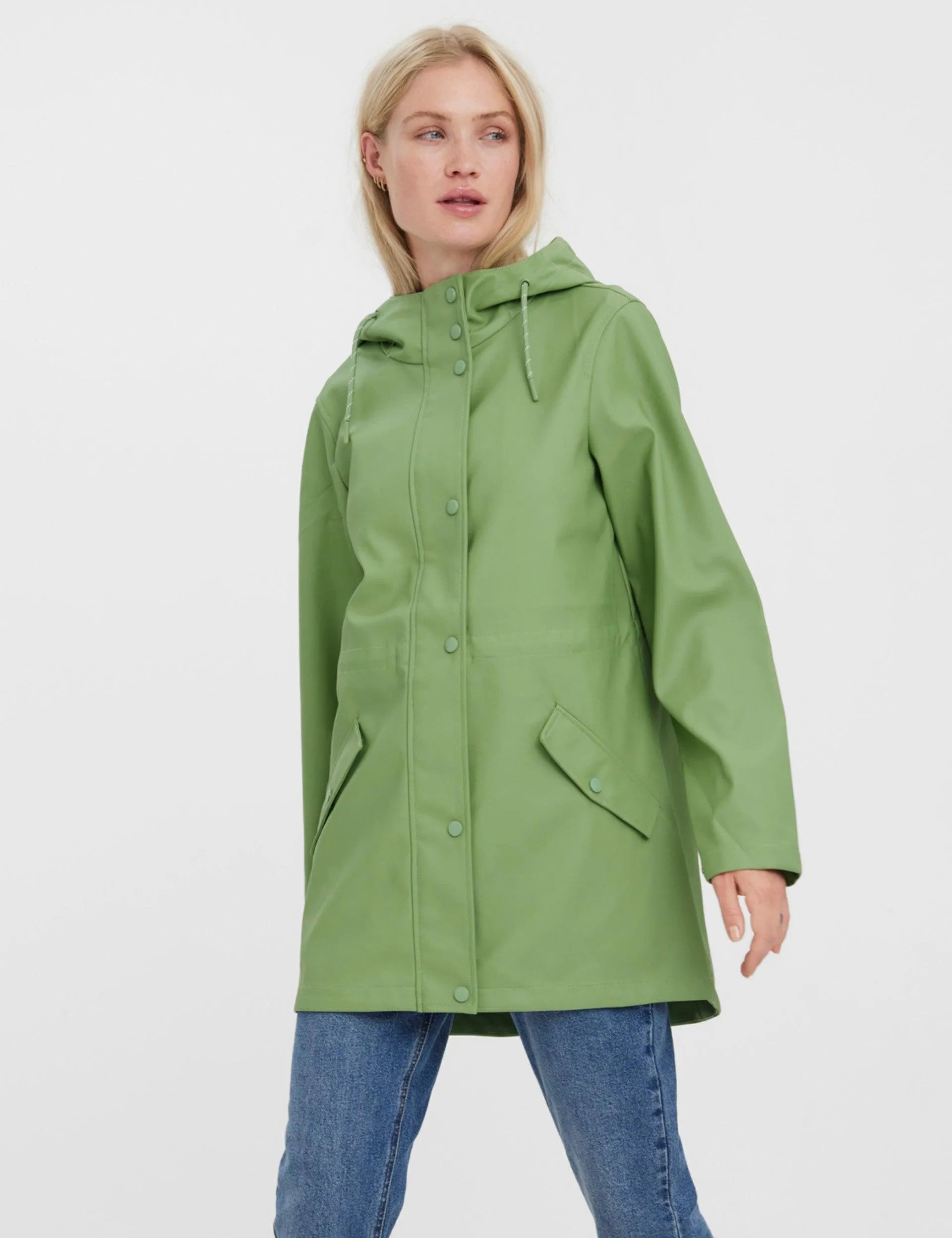 Chubasquero Malou Loden Frost - ECRU