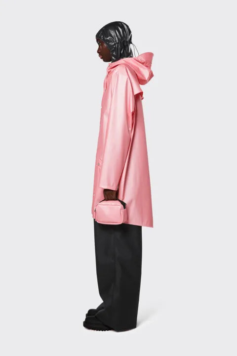 Chubasquero RAINS Unisex Long Jacket Pink Sky - ECRU