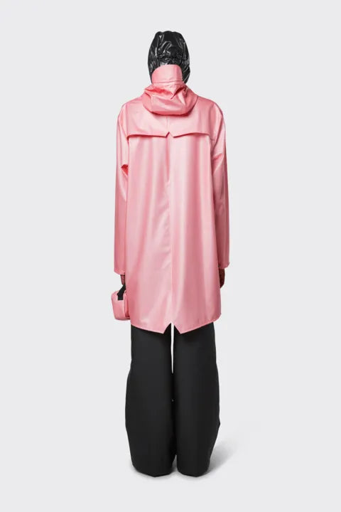 Chubasquero RAINS Unisex Long Jacket Pink Sky - ECRU