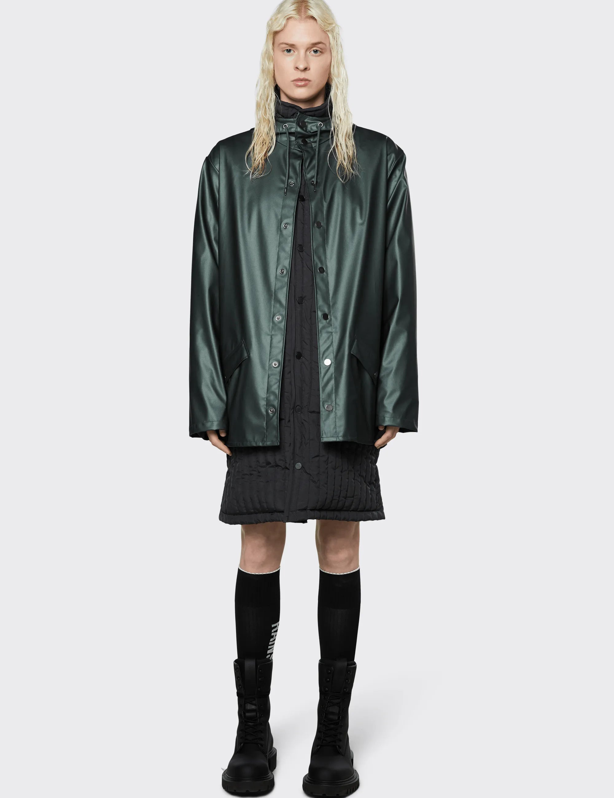 Chubasquero Rains Unisex Silver Pine - ECRU