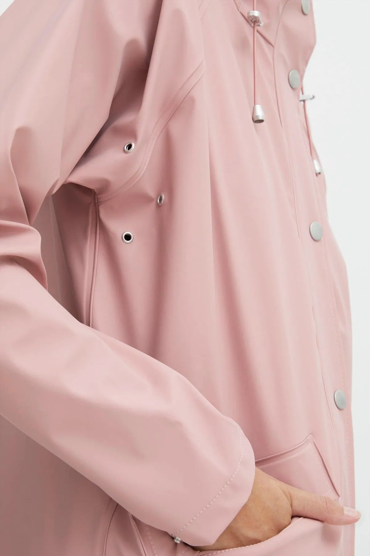 Chubasquero Tazi Ash Rose - ECRU