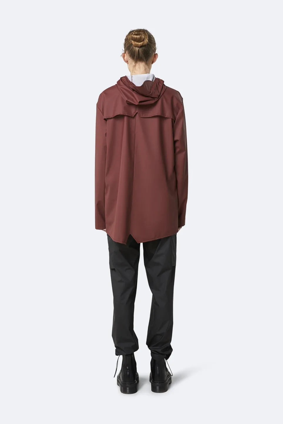 Chubasquero unisex Granate - ECRU