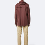 Chubasquero unisex Granate - ECRU