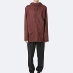 Chubasquero unisex Granate - ECRU