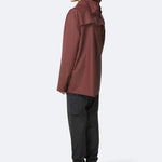 Chubasquero unisex Granate - ECRU