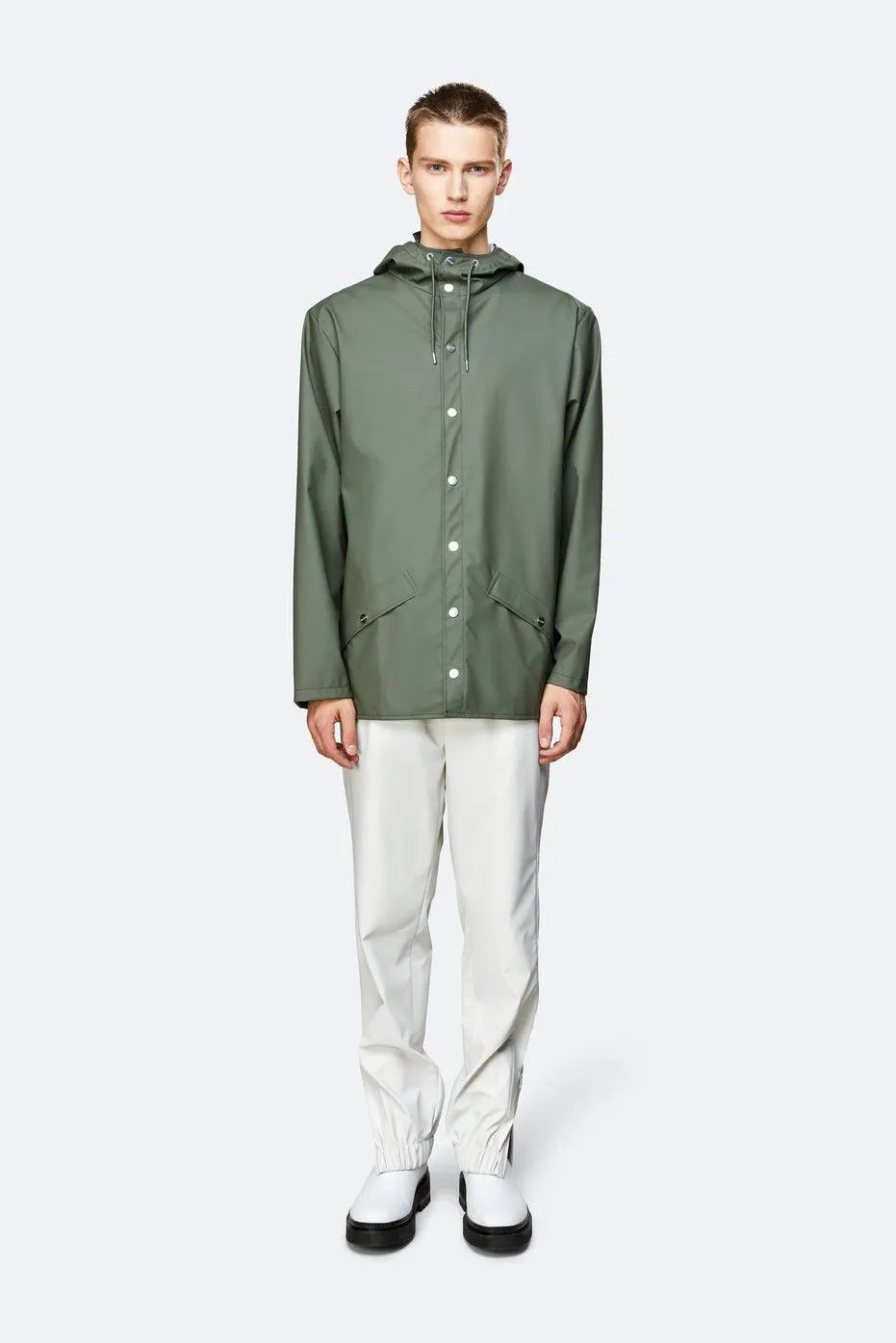 Chubasquero unisex Olive - ECRU