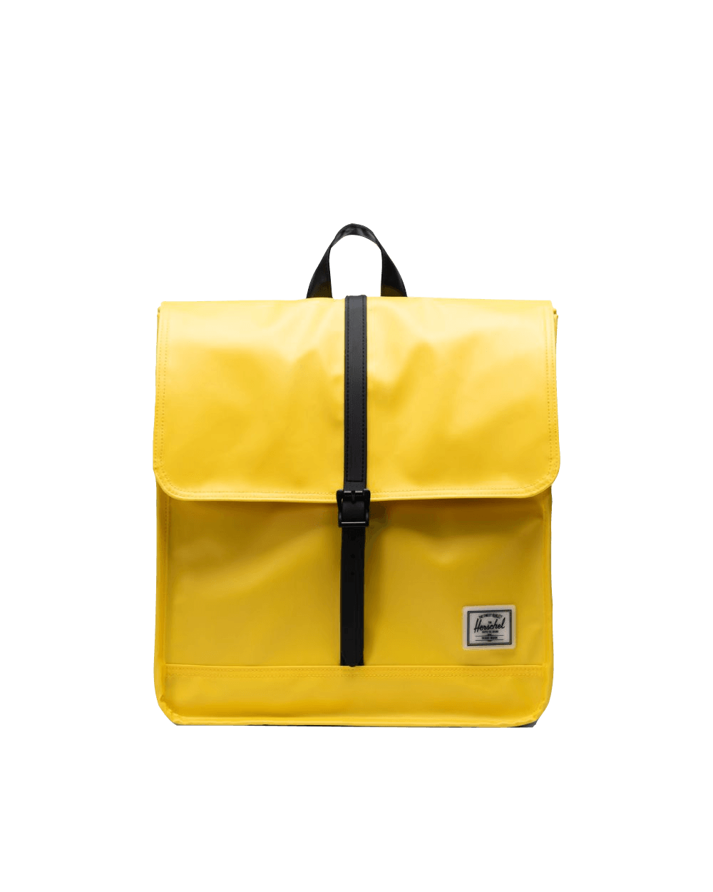 City Backpack Mid-Volume Cyber Yellow - Weather Resistant - ECRU