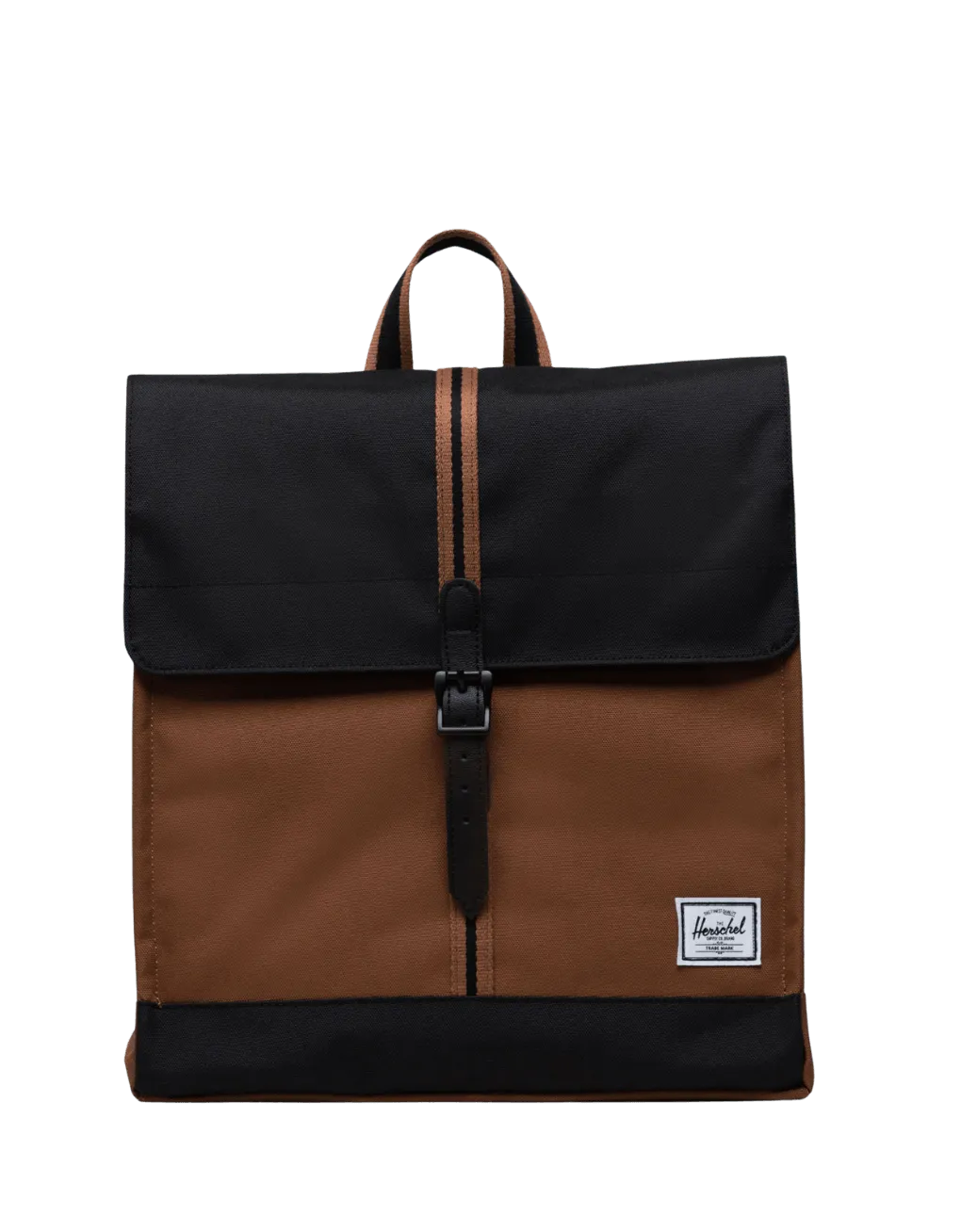 City Mid-Volumen Saddle Black - ECRU