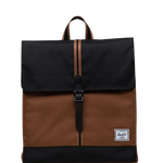 City Mid-Volumen Saddle Black - ECRU