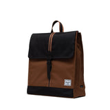 City Mid-Volumen Saddle Black - ECRU