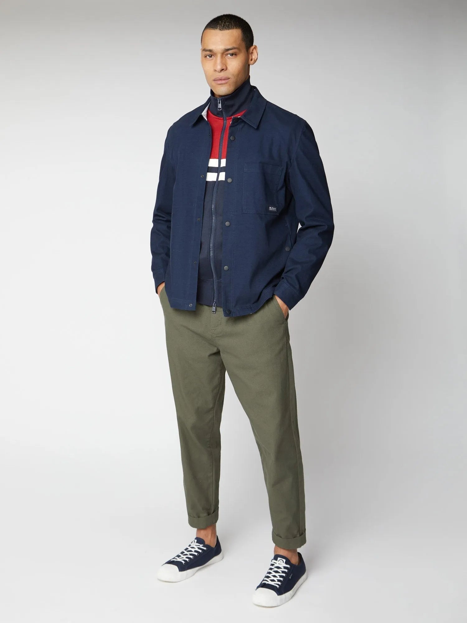 Colour Block Tricot - ECRU