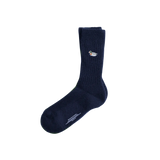 Duck Sock Plain Navy - ECRU