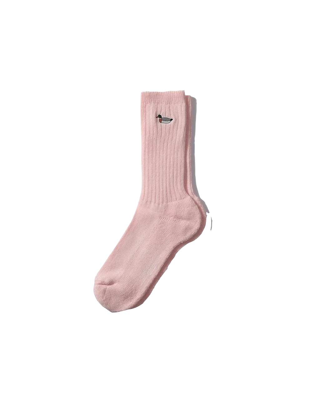Duck Sock Plain Pink - ECRU