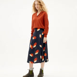 Falda Amelie Flowers - ECRU