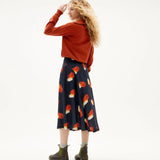 Falda Amelie Flowers - ECRU