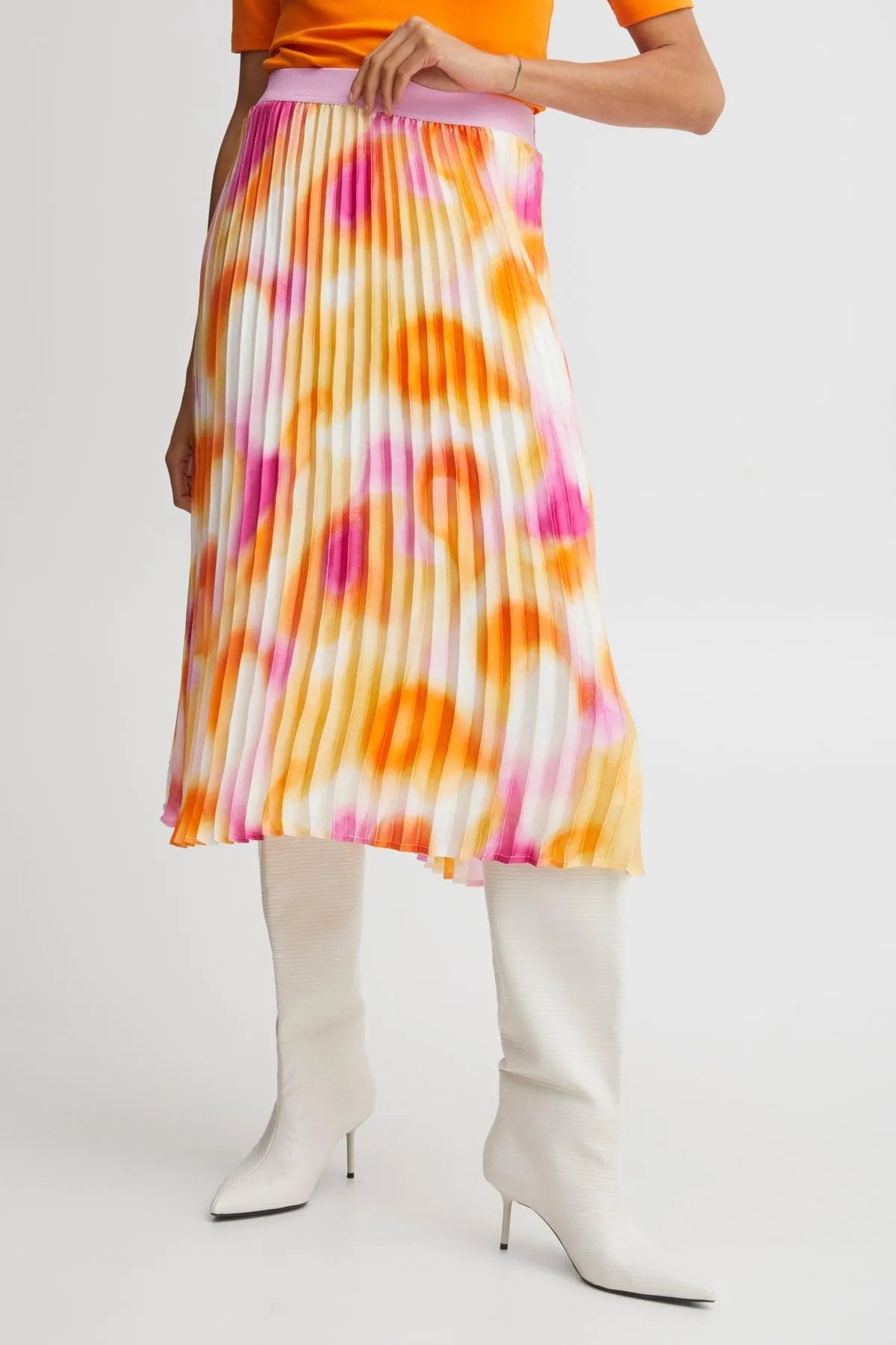 Falda B.Young Elano Raspberry Rose - ECRU