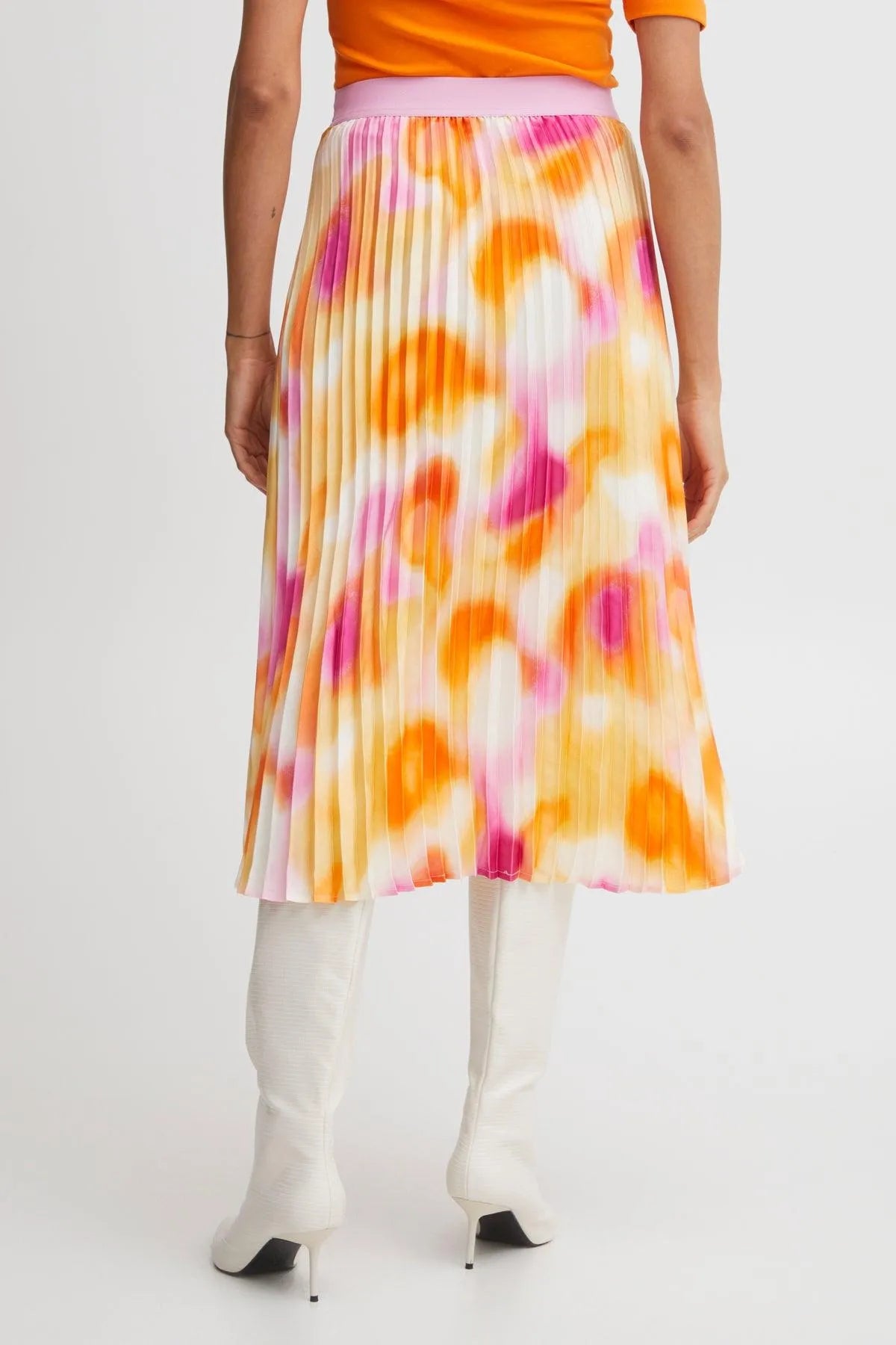 Falda B.Young Elano Raspberry Rose - ECRU