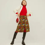 Falda Botones 3/4 Fall - ECRU