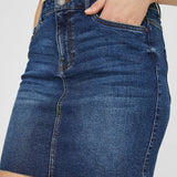 Falda Denim Mini - ECRU