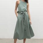 Falda Ecoalf Kioko Thyme - ECRU