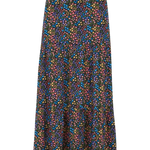 Falda Felicity Tiered Black/Multi, Ditsy Floral - ECRU