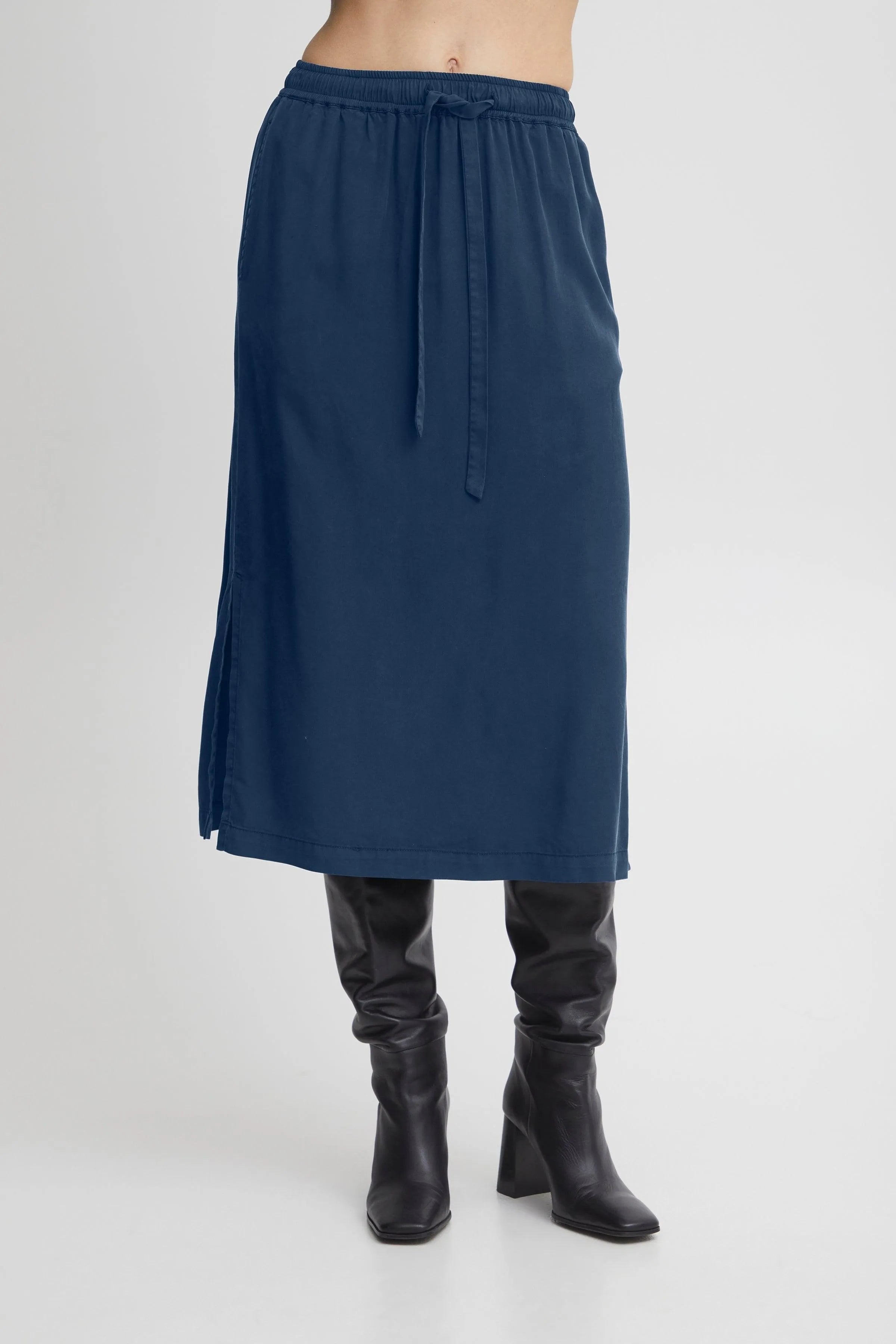 Falda ICHI Filuni Total Eclipse - ECRU