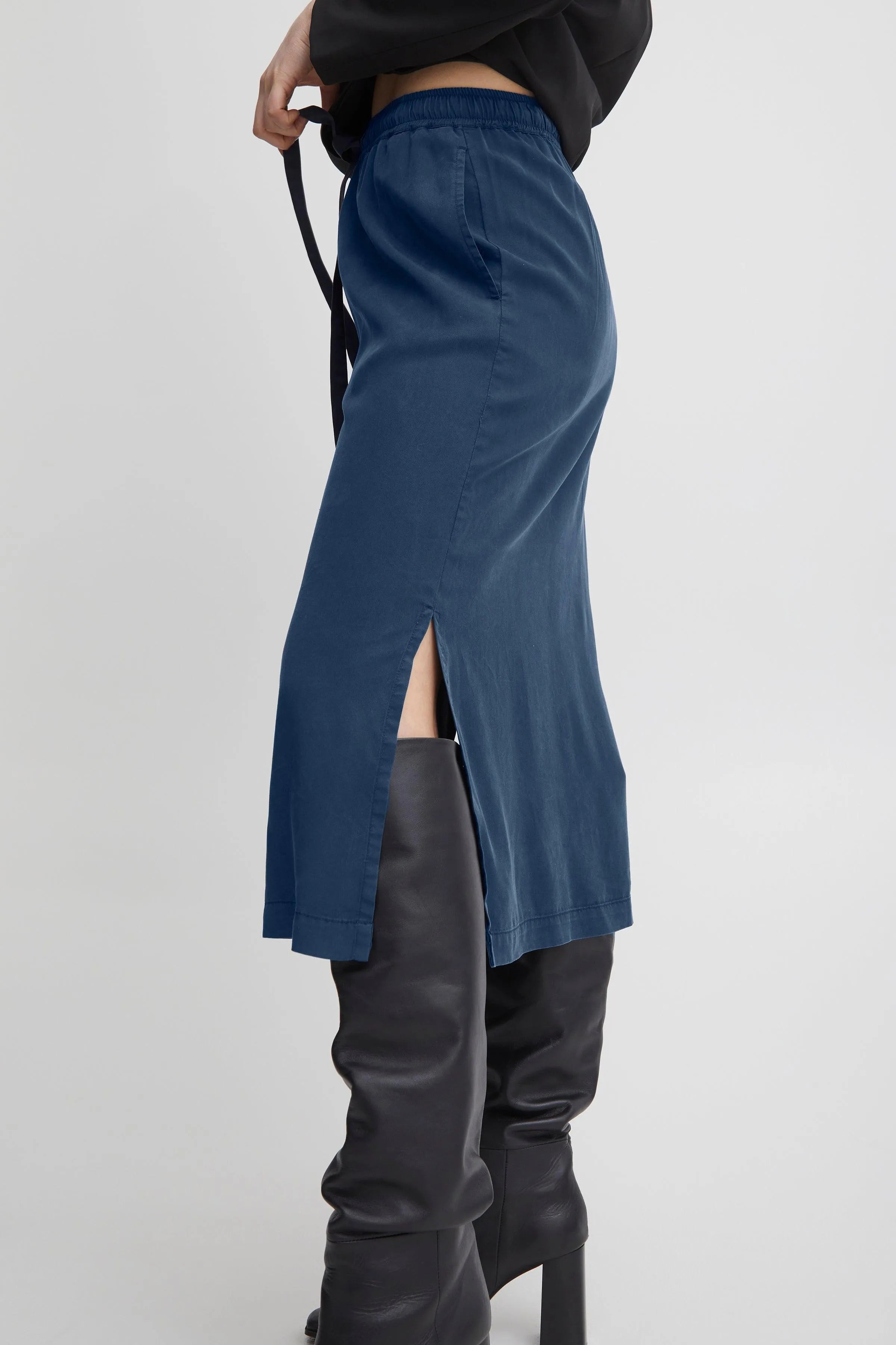 Falda ICHI Filuni Total Eclipse - ECRU