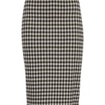 Falda Kate Checky - ECRU