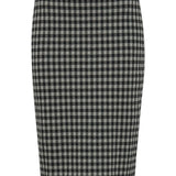 Falda Kate Checky - ECRU