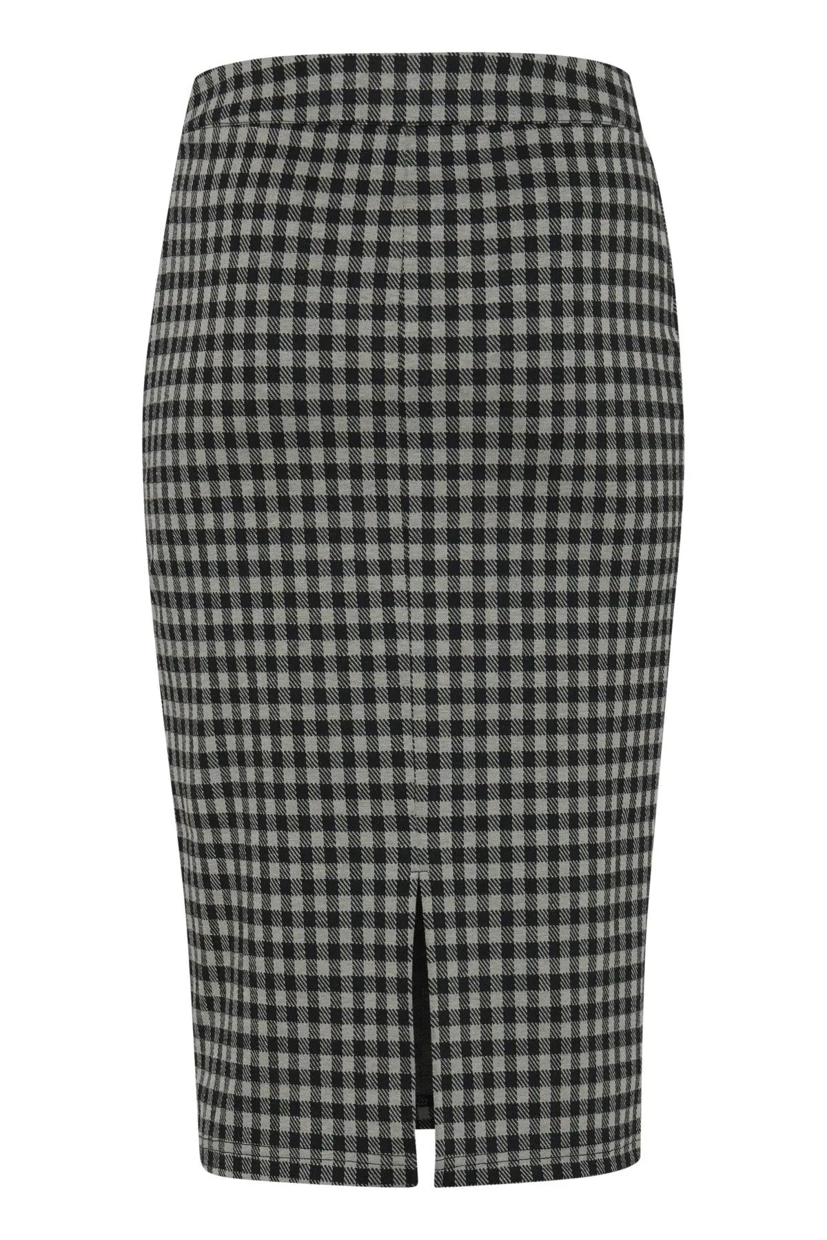 Falda Kate Checky - ECRU