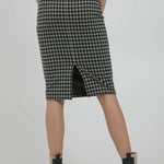 Falda Kate Checky - ECRU