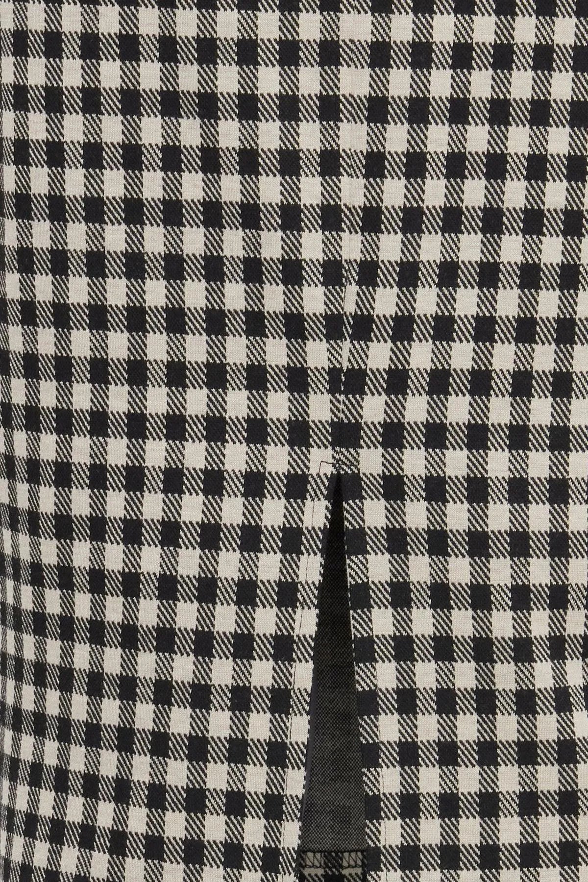 Falda Kate Checky - ECRU