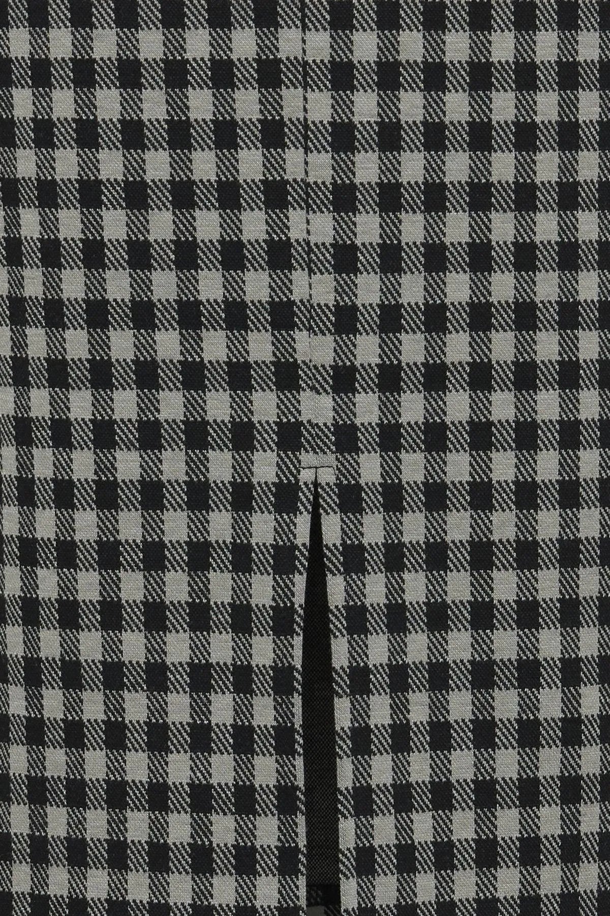 Falda Kate Checky - ECRU