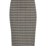 Falda Kate Checky - ECRU