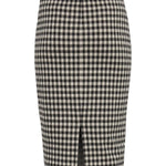 Falda Kate Checky - ECRU