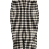 Falda Kate Checky - ECRU