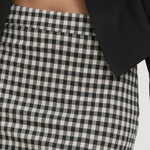 Falda Kate Checky - ECRU