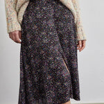 Falda Larga Botones - ECRU