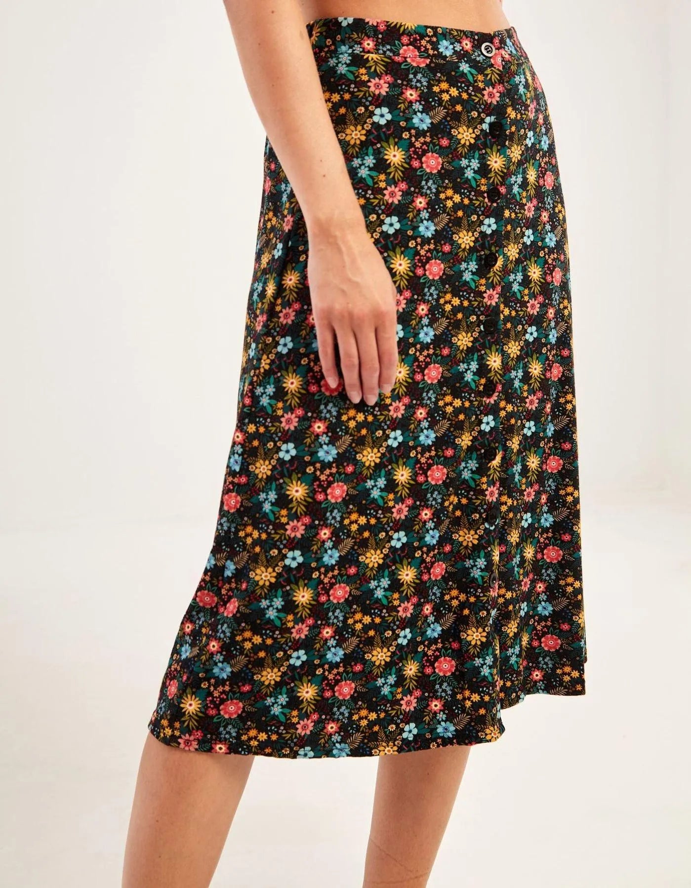 Falda Larga Garden - ECRU