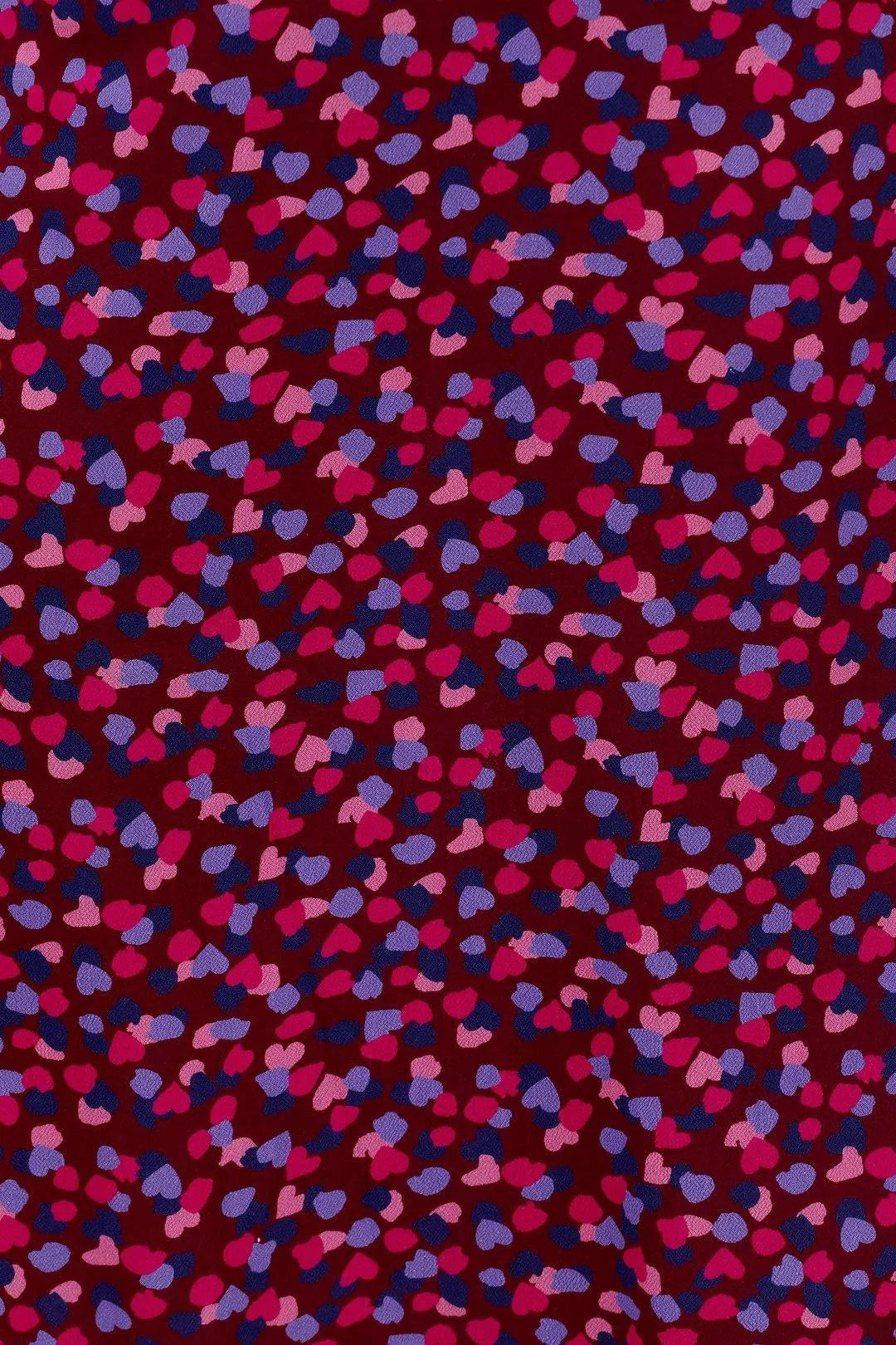 Falda Midi Adelia Burdeos Pétalos de confeti - ECRU