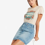 Falda Midi Indigo Beach - ECRU