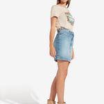 Falda Midi Indigo Beach - ECRU