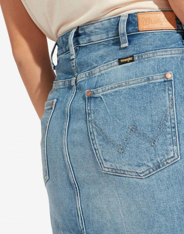 Falda Midi Indigo Beach - ECRU